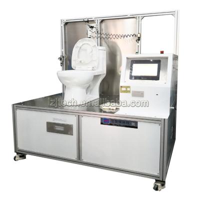 China ceramic sanitary toilet seat flushing performance testing machine/toilet testing machine LZJ-WY-27 for sale