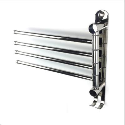 China 304 Stainless Steel Towel Rack Bathroom Sink Storage Rack Swivel Rotating Towel Rack for sale