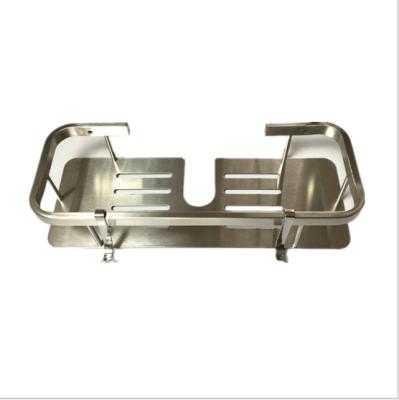 China Modern Shower Rack 304 Stainless Steel Space Saving Hotel Bathroom Rack Thickened for sale