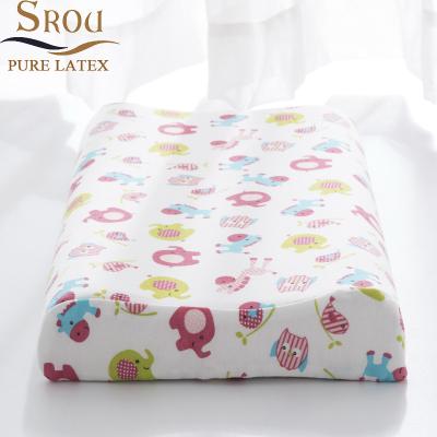 China 2020 SROU 2020 natural green environmental protection anti-mitebacterial and anti-mitegood children's air permeability latex pillow anti-static for sale