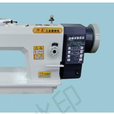 China HOTELS HUAMEI AUTOMATIC SINGLE NEEDLE HORIZONTAL LAYER INDUSTRIAL SEWING MACHINE FOR THICKNESS MATERIAL STITCHING for sale