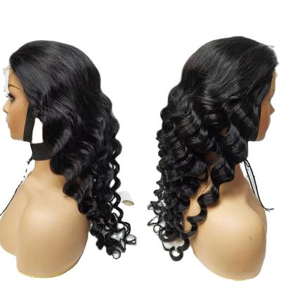 China Wholesale Wig Sellers 150% Density Hair Lace Front Wig Loose Wave Human Hair For Crocheting for sale