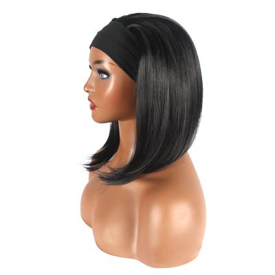 China Wholesale Cheap Bone Hair Band Wigs 100% Straight 100% Virgin Hair Wigs 150% Density Human Hair for sale