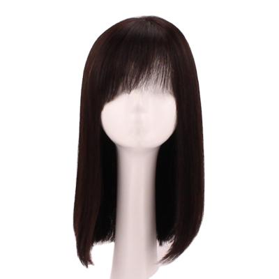 China 150% Density Cheap Unprocessed Wholesale Virgin Bang Wigs Hair Raw Wigs for sale