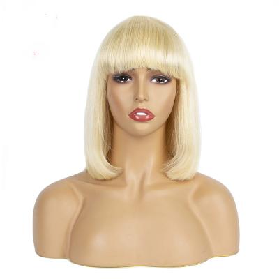 China Affordable 150% Density Unprocessed Virgin Hair Raw Blonde Lace Front Wigs 13*4 Hair Lace Front Bob for sale