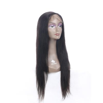 China Cheapest 150% Density Human Hair Straight 100% Human Hair Wig 40 Inch Full Hair Lace Wig for sale