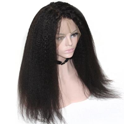 China 150% Density Cheap Natural Women Hair Wigs 13X4 Natural Straight Raw Brazilian Lace Front Wig for sale