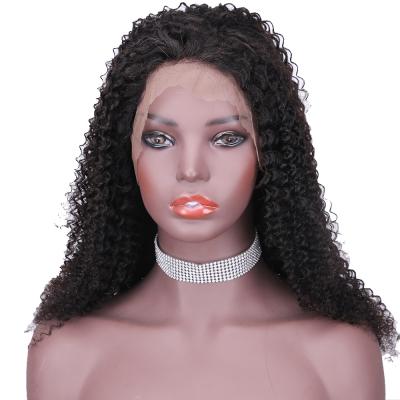 China Cheap Wholesale 150% Density Afro Hair 13X4 13X6 Curly Loose Lace Front Wig Human Hair Wigs for sale