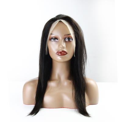 China 150% Density Wholesale Cheap Raw Unprocessed Straight Virgin Human Hair 13X4 36 38 42 Brazilian Lace Front Wig for sale