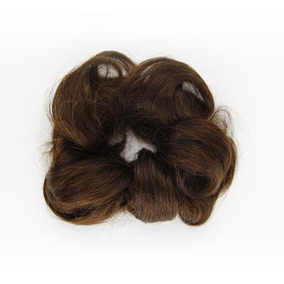 China 100% Elastic Curly Hair Bun Scrunchies Extensions Ribbon Ponytail Hair Bundles Updo Clip In Black Wigs Blonde Hair Bun Maker 02 for sale