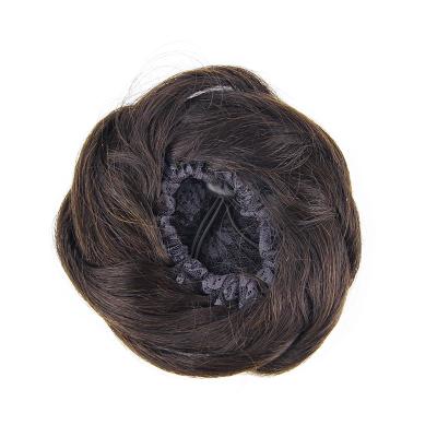 China Wholesale Cheap 100% Remy Brazilian Human Hair Chignon Curly Chignon Virgin Hair Chignon for sale