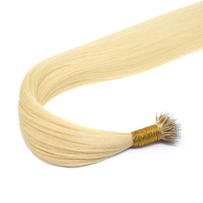 China Wholesale Price YICI Long Wave Silky Straight Nano Ring Hair Microlink Hair Double Ended Invisible Seamless Natural Pulled Hair Extension for sale