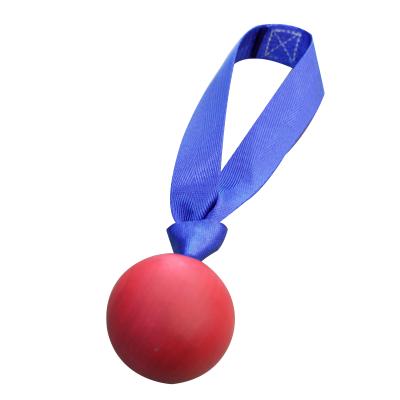 China Kids Wooden Ball For Hanging Slackline Obstacle Course Set Accessories for sale