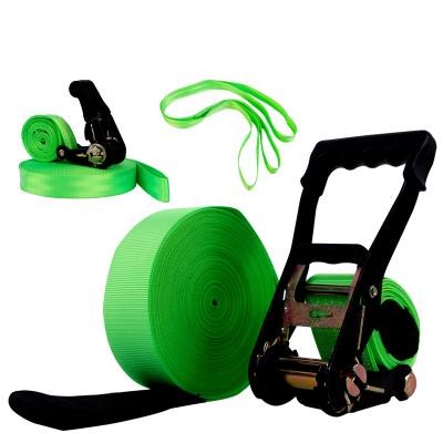 China Outdoor Recreation High Safety Customized Complete Slackline Set For Kids And Adults On Sale for sale