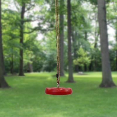 China Outdoor Toy Garden Plastic Petal Disc Round Swing Children Kids Swing Seat Tree Swing Disc for sale