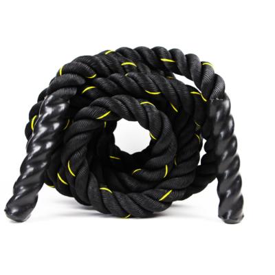 China Bodybuilding Home Gym 1.5 Inch Battle Rope Workout Rope Fitness Strength Training Outdoor Heavy Rope for sale