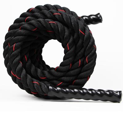 China 1.5 Inch 30ft Length Heavy Duty Battle Rope Workout Workout Training Rope Gym Home Gym for sale