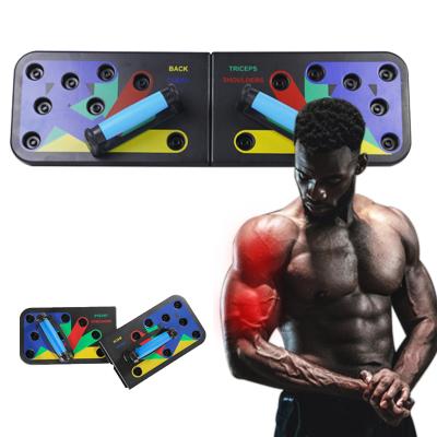 China Exercise Muscle 12 in 1 Portable Folding Workout Exercise System Pump Building Board for sale