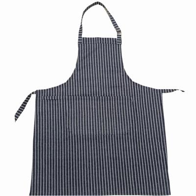 China High quality reusable cotton oil resistance apron for kitchen hotal and cafe wholesale for sale