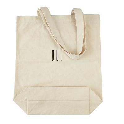 China Wholesale Custom Printed Organic Cotton Handled Tote Canvas Bag for sale