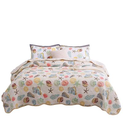 China Factory Direct Quilting Bedspread Microfiber Bedding Set Anti-Static Quilts Made in China Bed Cover for Bedroom Wholesale Comforter Set for sale