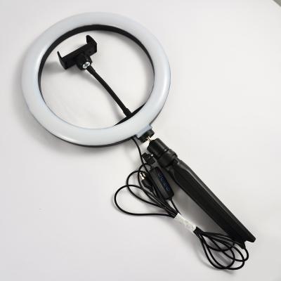 China kinpack PORTABLE 10 inch selfie LED ring light with tripod stand for tiktok for sale