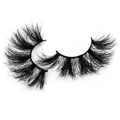 China High Quality Cruelty Free Strip 25mm 3d 6d Full Fluffy Mink Lashes Reusable False Mink Eyelashes With Lashes Boxes for sale