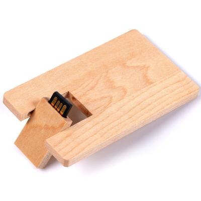 China USB Pendrive 64GB Thumbdrive Wooden Flash Memory Stick Wooden Flash Card Waterproof OEM Logo For Corporate Gift for sale