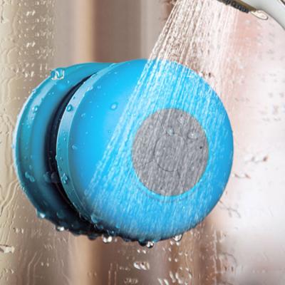 China Phone Function Shower Mini Blue Tooth Wireless Speaker With Suction Cup for sale