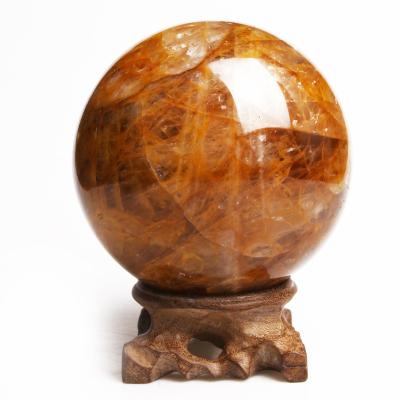 China China Wholesale Homemade Big Marble Glue Jade Sphere Crystal Balls Healing For Home Wedding Decoration for sale