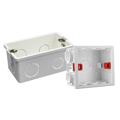 China Residential/Universal Indoor Socket Switch Installation Bottom Box Residential/Multipurpose European Standard American Standard Adjustable Switch Junction Box for sale