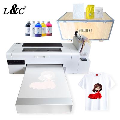 China Hotels heat transfer printer dtf pet film printer A3 desktop dtf printer for T-shirt for sale