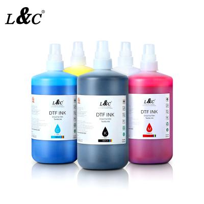 China L&C white dtf film transfer dye ink dtf dye ink 5113 ink dtf for xp600 xp 15000 DTF ink for sale