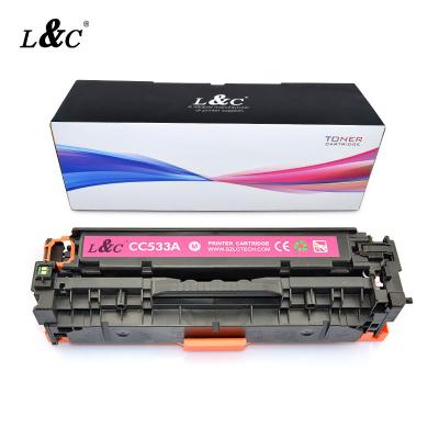 China COMPATIBLE 304A CC530A CC531A CC532A CC533A Color Toner Cartridge For HP Laser Print for sale