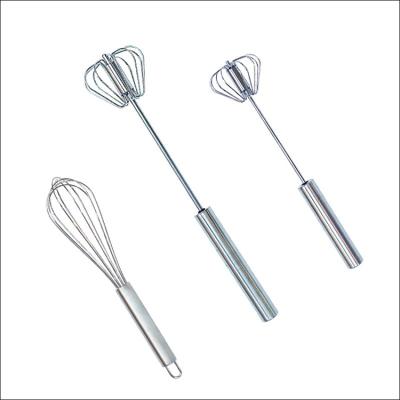 China Egg Stiring Kitchen Egg Tools Manual Egg Mixer Stainless Steel Beater Egg Beater for Baking Cooking for sale