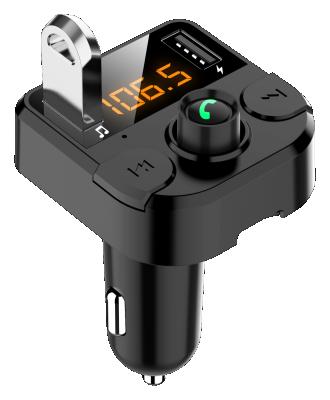 China With Black Dual USB Charger 2 Usb Charger Dual Usb Charger Fm Bluetooth Transmitter, Car Bluetooth Fm Transmitter for sale