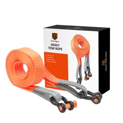 China All Kinetic Car Tow Rope For Survival 5T Max Load 5m Pe Material Length Car for sale