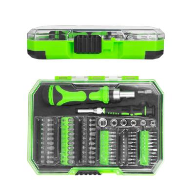 China Multifunctional Plastic Box 69pcs S2 Tool Box Set Home Maintenance Mini Socket Tool Sets, Tool Kit Set for sale