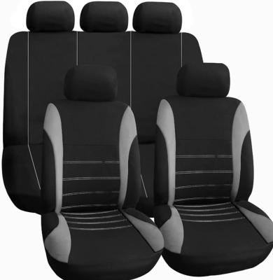 China Vcantiger Durable Waterproof Four Seasons Polyester Auto Fabric Full Set Universal Car Seat Covers For Car Interior Accessory for sale