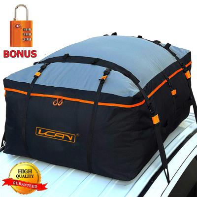 China Foldable Universal Lightweight Waterproof Top Car Storage Cloth Cargo Roof Bag for sale