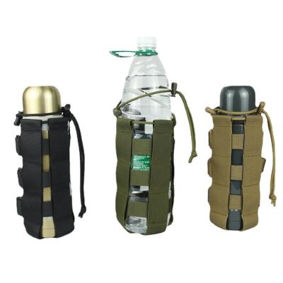 China Pocket Tactical Outdoor Camouflage Kettle Bag Adjustable Bottle Water Bottle Bag for sale