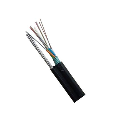 China Outdoor Telecommunication GYTC8S Figure 8 Core / Single Mode 8 Core Aerial Multi Fiber Optic Cable for sale