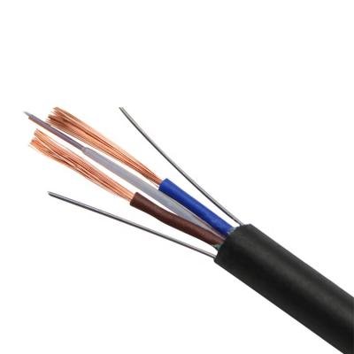 China 4 8 12 Photoelectric Outdoor 24 Core Single Mode Photoelectric Composite Fiber Optic Cable for sale