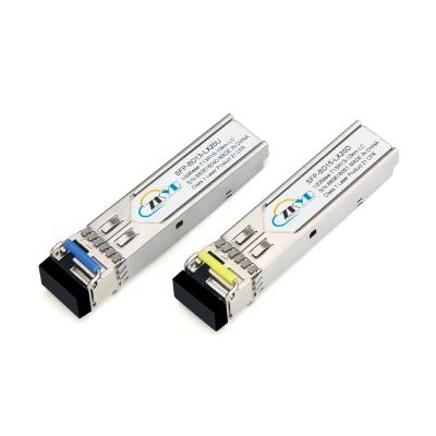 China FTTH OEM 10KM 100M Single Mode LC Connector SFP Transceiver Module Optical SFP Module for sale