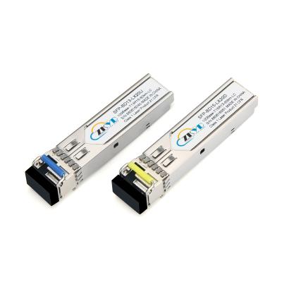 China FTTH DDM 80KM 100M Single Mode LC Connector SFP Fiber Optic Module for sale