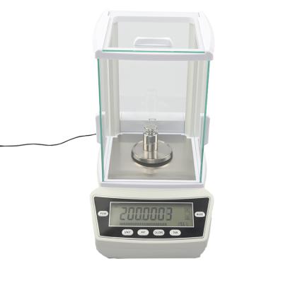 China Pan 0.1mg Electronic Analytical Balance FA2004 Scales 0.0001g USB Digital Balance Output Simple Mechanical Density Principle for sale