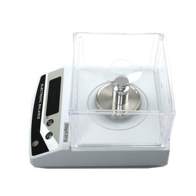 China 2000g 10mg Precise Weighing Electronic Sensitive Balance With 175x165x140mm Draft Shield for sale