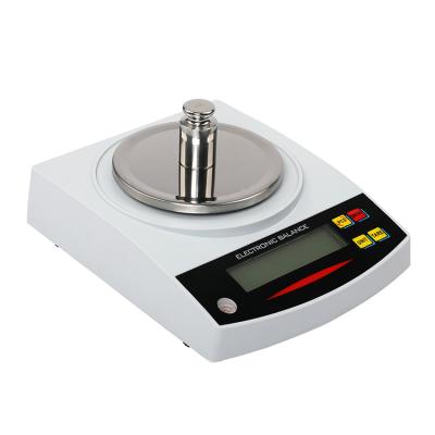 China 1200g 0.01g Rechargeable Battery LCD Display Lab Digital Balance Scale 173X188mm for sale