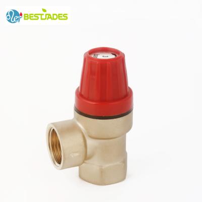 China General Brass Hydraulic Safety Pressure Release Vave Safety Valve For Heating System BJ41001 for sale