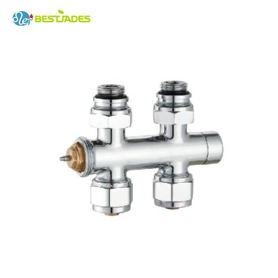 China TRV Modern Brass Thermostatic Radiator H Valve For Radiator PEX Heating Pipe BJ13001 for sale